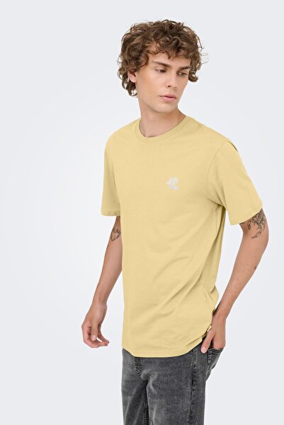 Only & Sons Ανδρικό T-Shirt ONSMAXIM από βαμβάκι σε κανονική εφαρμογή