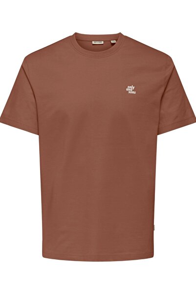 Only & Sons Ανδρικό T-Shirt ONSMAXIM από βαμβάκι σε κανονική εφαρμογή