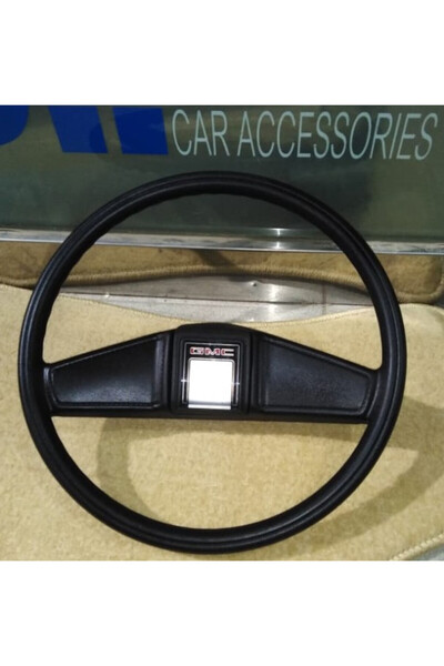 Gmc عجلة قيادة كلاسيكية مع زر البوق 1979