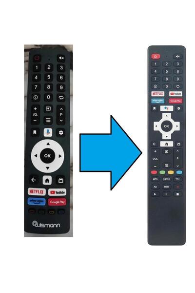 TAYFUN Wismann Google Smart Led Tv Kumanda-Ses Özellikli