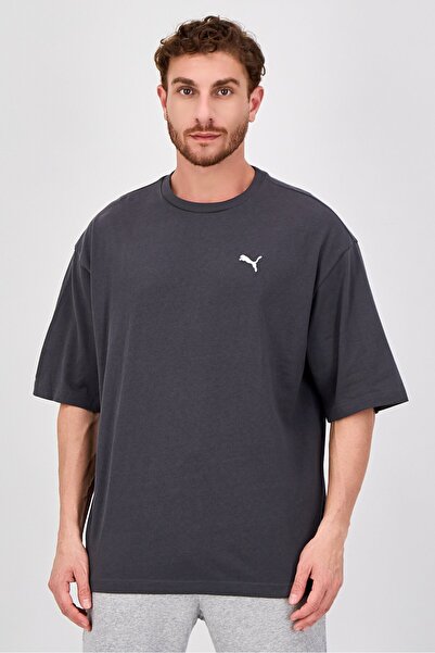Puma Men Sportswear Fit Short Sleeve Outdoor T-Shirt, Grey