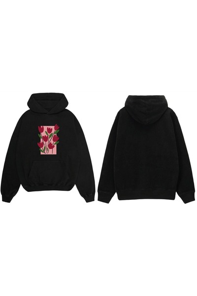 ELFERA Rose Printed Sweatshirt