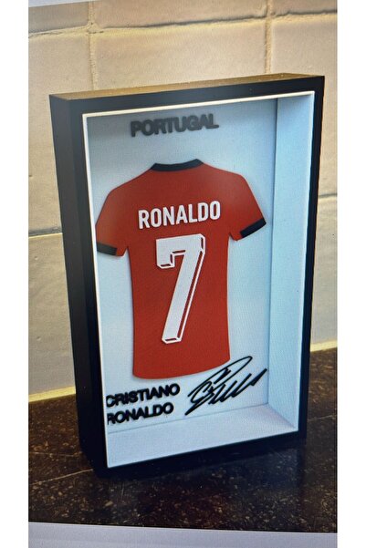sonvadi Cristiano Ronaldo -Portekiz Milli Takım - Forma İmzalı Çerçeve Hediye...