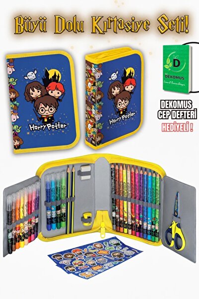 Harry Potter Maped x Dekomus Lisanslı Özel Çantalı 32 Parça Premium Boyama Se...