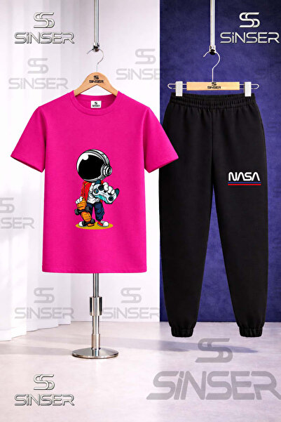 SS SİNSER Παιδικό σετ φόρμας με στάμπα  "ΑΣΤΡΟΝΑΥΤΗΣ ΜΕ ΚΟΝΣΟΛΑ ΠΑΙΧΝΙΔΙΩΝ ΣΤ...