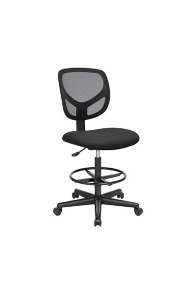 SONGMICS Scaun de birou, Songmics, Negru, OBN 15 BK, 60 x 60 x 117 cm