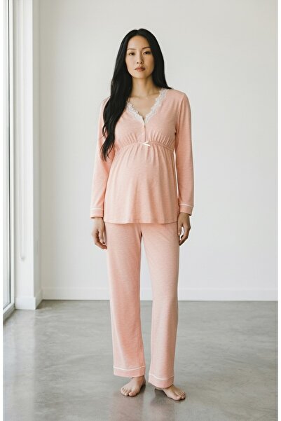 venera Pregnant & Postpartum Breastfeeding Comfortable Cotton Pajama Set