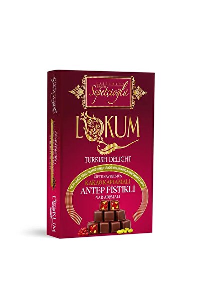 Sepetçioğlu Kastamonu Famous Cocoa Coated Pistachio Nut Flavored Double Roast...