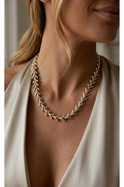 İNN JEWELLERY Steel Necklace Tarnish-Free Vintage Figured (2 Years Importer G...