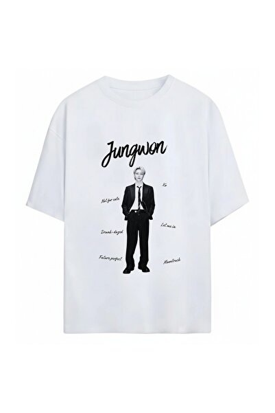 SVART WEAR Jungwon Enhypen K-Pop Unisex Oversize 100% Cotton T-Shirt