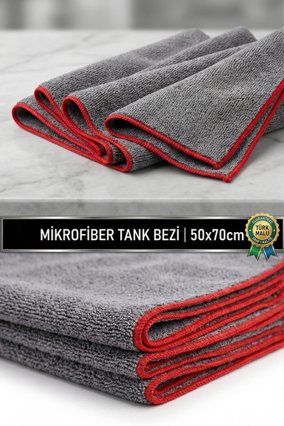 Autobase Mikrofiber Oto Yıkama Kurulama ve Temizlik Bezi TANK (FİL ) 50x70 cm