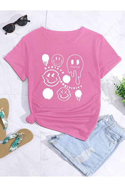 AZIZI TEKSTIL Μπλουζάκι με στάμπα φάντασμα μεγάλου μεγέθους