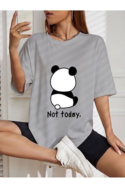 AZIZI TEKSTIL μπλουζάκι με στάμπα μεγάλου μεγέθους