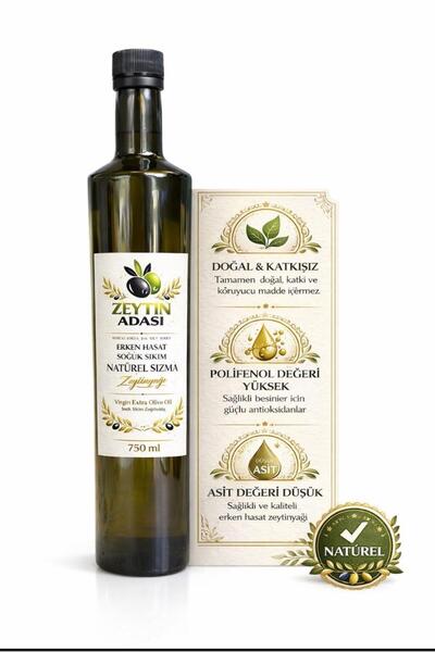 ELAS Zeytinadası %100 Doğal Natürel Sızma Zeytinyağı 750 ml - Yeni Sezon Filt...