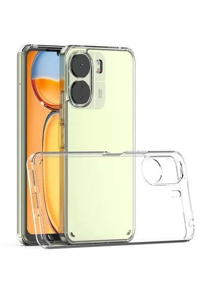 Generic Brand غلاف هاتف Xiaomi Redmi 13C مصنوع من السيليكون الشفاف الفاخر