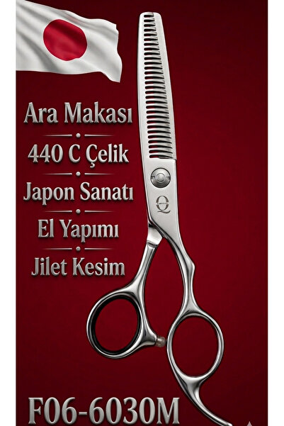 HELIX COSMETIC Ara Makası 440C Japon Çeliği Jilet Kesim Profesyonel El Yapımı...