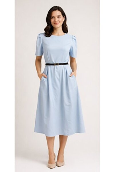 OEM Rochie midi elegantă casual pentru femei