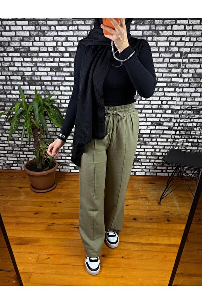 ZarülAAy fashıon Palazzo Pants Muslin 100% Cotton Double Layer Fabric