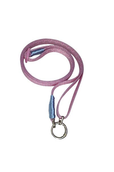 moonparacord حزام رقبة للهاتف قابل للتعديل بنمط قلب ونسيج عمودي 8 مم