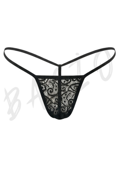 Bacio iç giyim Kadın 3'lü Dantelli G - string Nefes Alabilir Kadın string