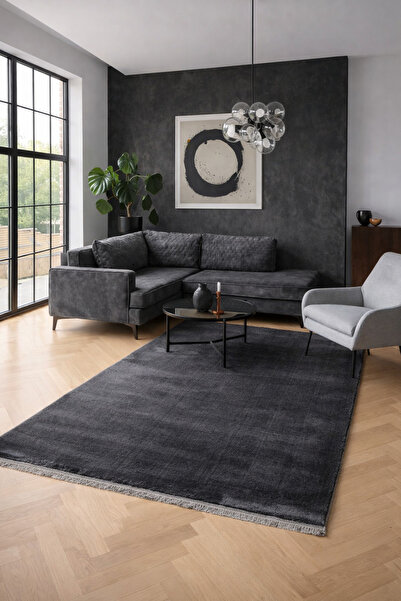 MELENA CARPET Premium Modern Peluş Halı Kaymaz Taban Yumuşak Dokulu Lüks Salo...