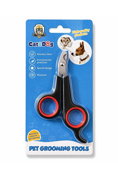 CN Kedi Köpek Tırnak Makası Paslanmaz Çelik Güvenli Kesim Ergonomik Tutuş