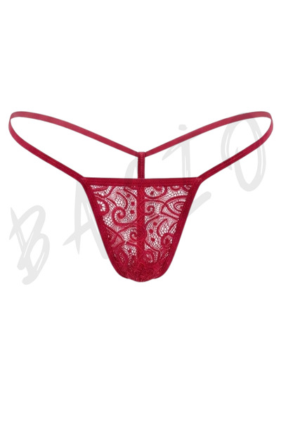 Bacio iç giyim Kadın 3'lü Dantelli G - string Nefes Alabilir Kadın string