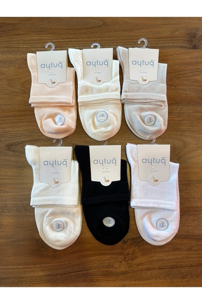 Aytuğ Premium γυναικείες κάλτσες από μπαμπού χωρίς ραφές, μισάνερες άνετες κά...