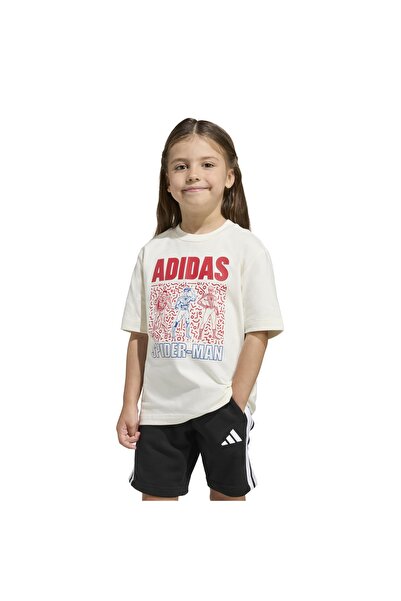 adidas Lk Mrvl Sm t Kids White T-Shirt Jz3567