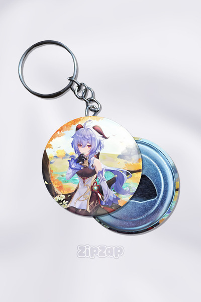 ZipZap Στολίδι τσάντας Ganyu Genshin Impact με μπρελόκ (1 ΤΕΜ)