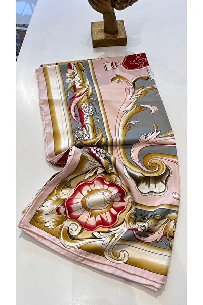 EB SCARF Μεγάλο Μέγεθος (140 * 140) Εισαγόμενο Μεταξωτό Φουλάρι από Τουίλ