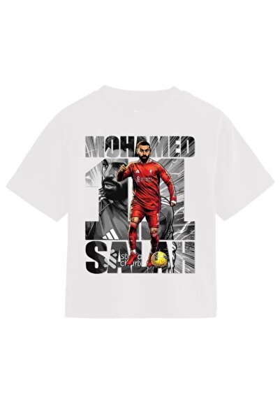 ROLY Tricou Unisex Bumbac Print Fotbal Star Mohamed Salah