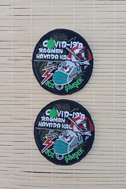 İZMİR ASKERİ MALZEME Covid 19a Ragmen Havada Kal 902 Simsek Black Ground Naki...