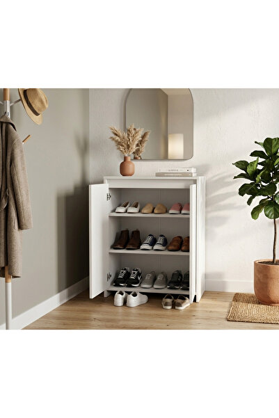 soylux Asimetrik Çok Amaçlı Dolap & Ayakkabılık – Geniş Depolama, Mutfak, Kil...