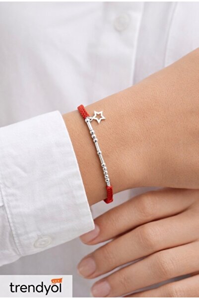 morsalfabesibileklikcom Mors alfabesi bileklik 925 ayar gümüş yıldız charm