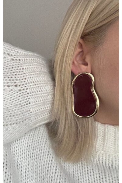 Lunarie Xuping Organic Form Vintage Earrings - Amorphous Large Size Colorful ...