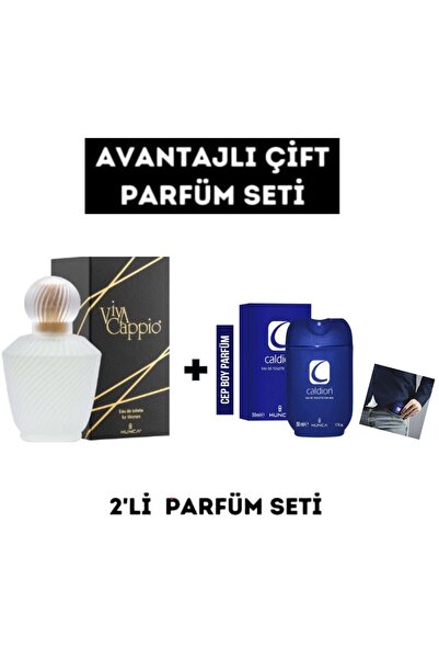 CELESTIQUE VİVACAPPİO KADIN EDT 60 ml + CALDİON CEP BOY EDT 50ml.