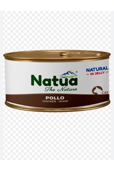 Natua طعام رطب للقطط من علامة ناتوا (Natua)، وتحديداً بنكهة الدجاج في الجيلي....