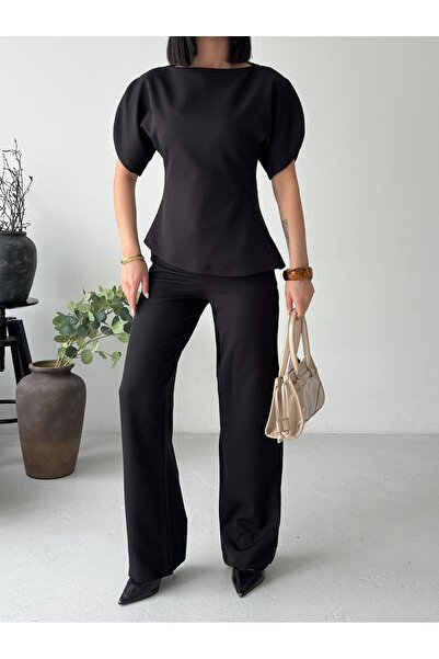 Butik Beyza Σετ μανίκι μπαλόνι δύο τεμαχίων 