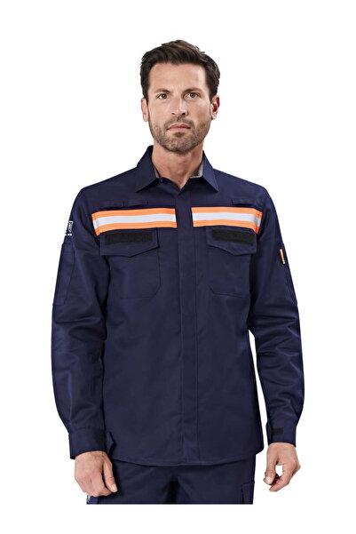 ISMONTPRO Αντιστατικό πουκάμισο Flametuff που δεν αναδεικνύεται στη φλόγα