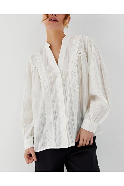 Lavanta Tekstil Πουκάμισο Φίστο ΕΚΡΟΥ