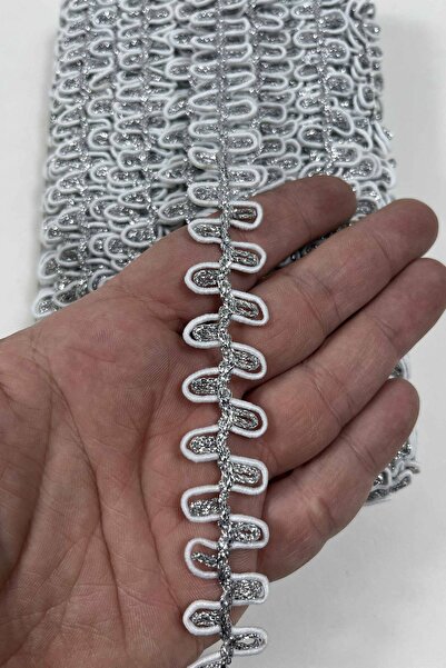 Hobigram White Silver Ravi Decorative Ribbon – Handcrafted Ornamental Ribbon ...