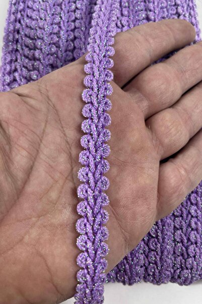 Hobigram Lilac Silver Glitter Nella Coach Horn Decorative Ribbon 5 Meters Spe...