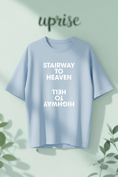 Vordevia Σκάλα προς τον Παράδεισο, Οδός προς την Κόλαση Τυπωμένο βαμβακερό μπ...