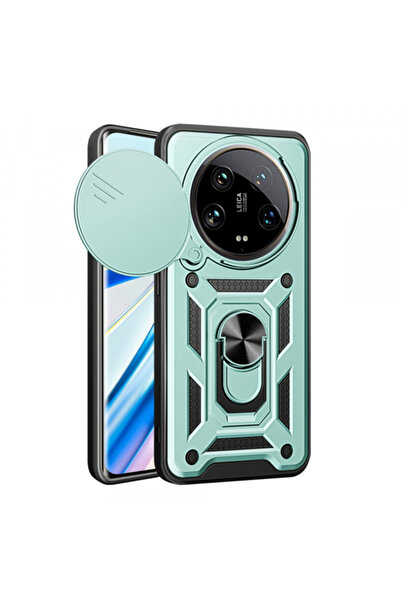 Techsuit Husa pentru Xiaomi 14 Ultra, Techsuit, CamShield, Verde