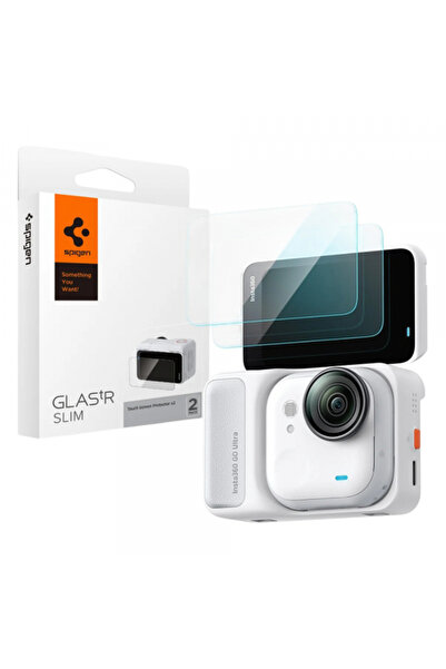 Spigen GlastR Тънък протектор за екран за Insta360 Go Ultra, Закалено стъкло,...