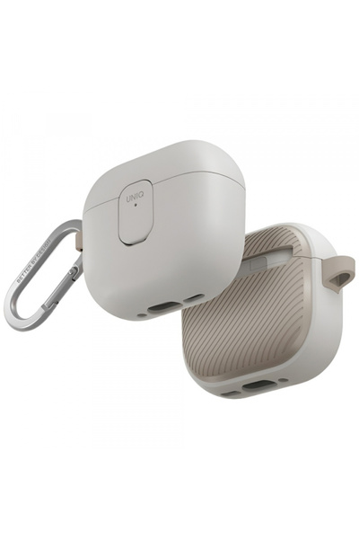 uniq Θήκη Clyde για Apple AirPods 4, Γκρι Μπεζ