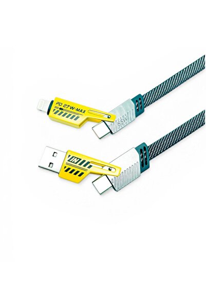 FLAT WIRE 2 in 1 KABLO 65W/27W POWER