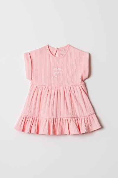 HAFY BABY "Hello World" Ruffled, Baby Girl Summer Dress