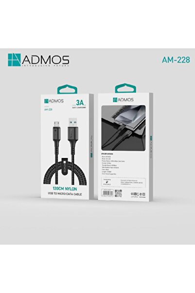 ADMOS AM-228 USB to Micro Data Cable